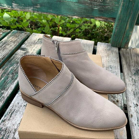 NWT Lucky Brand Leather Booties - Picture 3 of 8